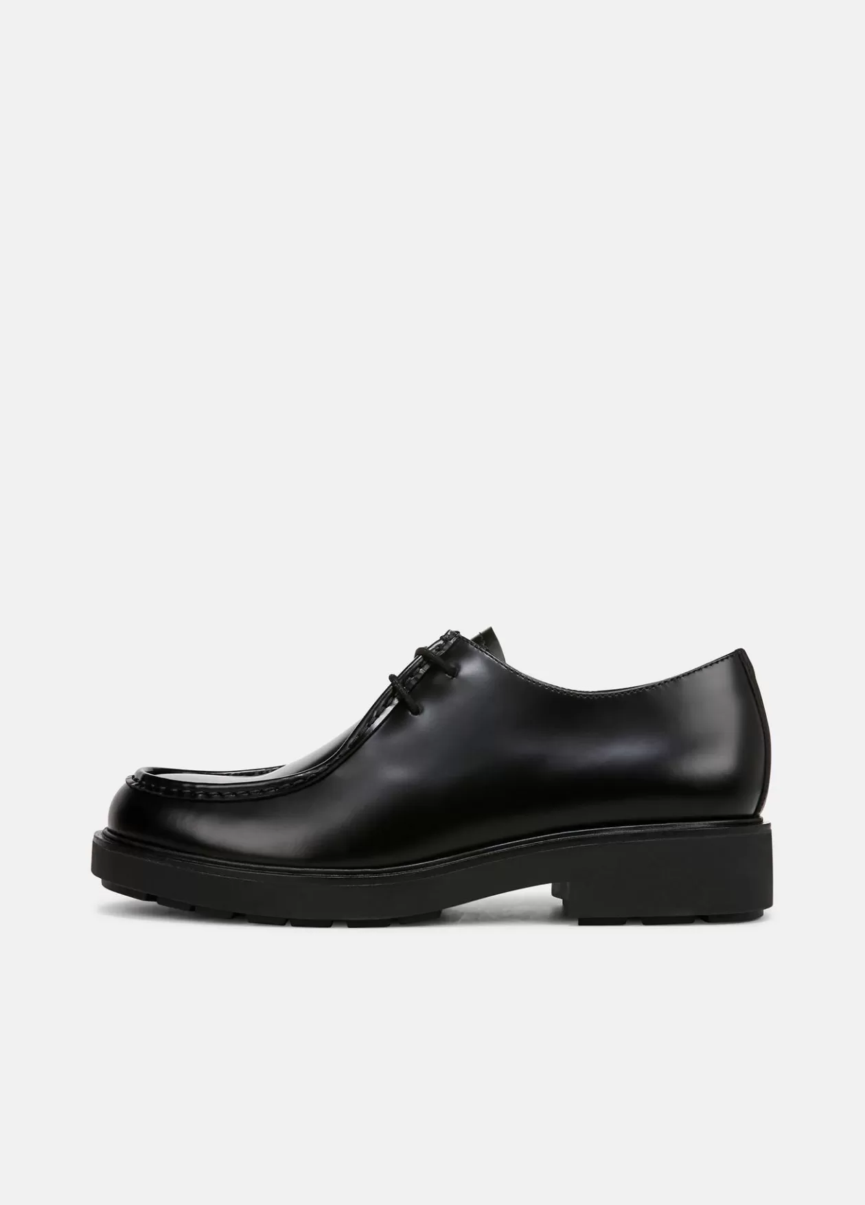 Online Vince Avalon Leather Lug-Sole Oxford black