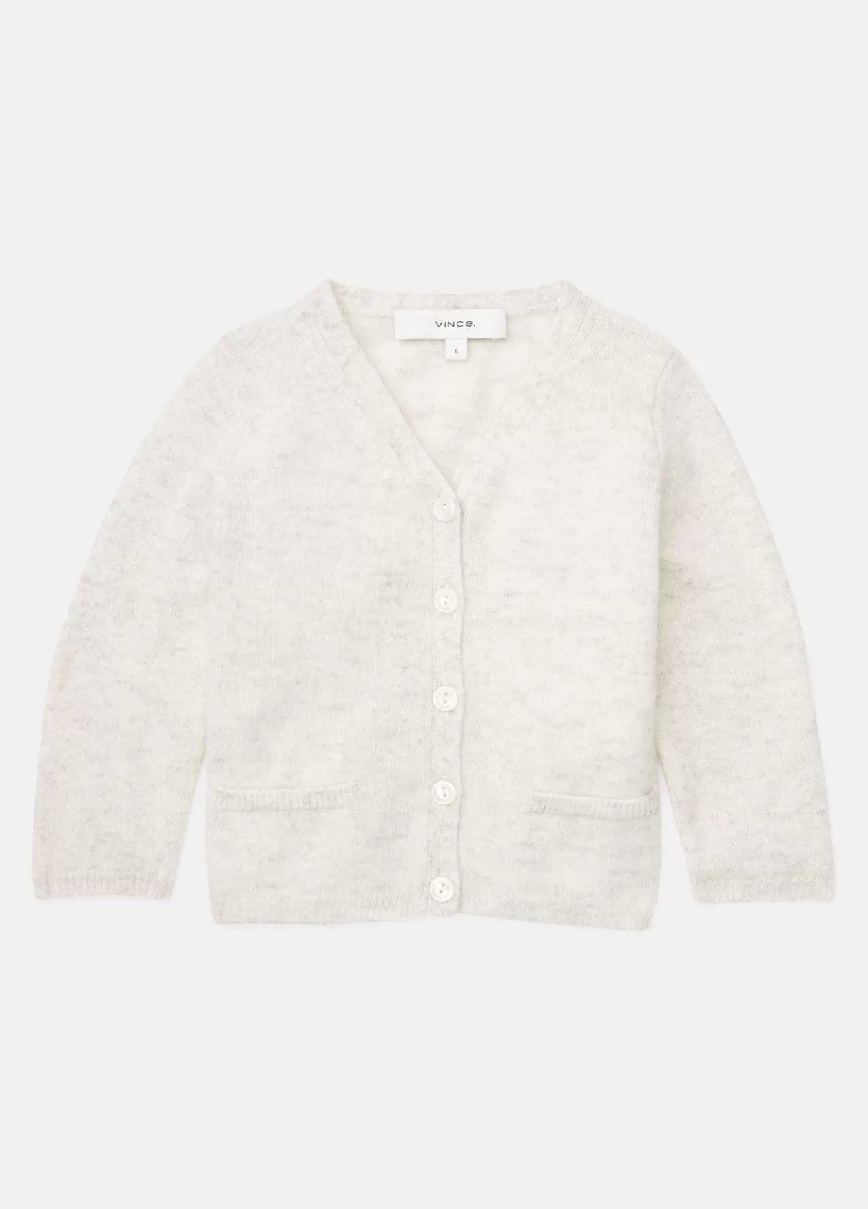 Hot Vince Baby Cashmere Cardigan light heather grey
