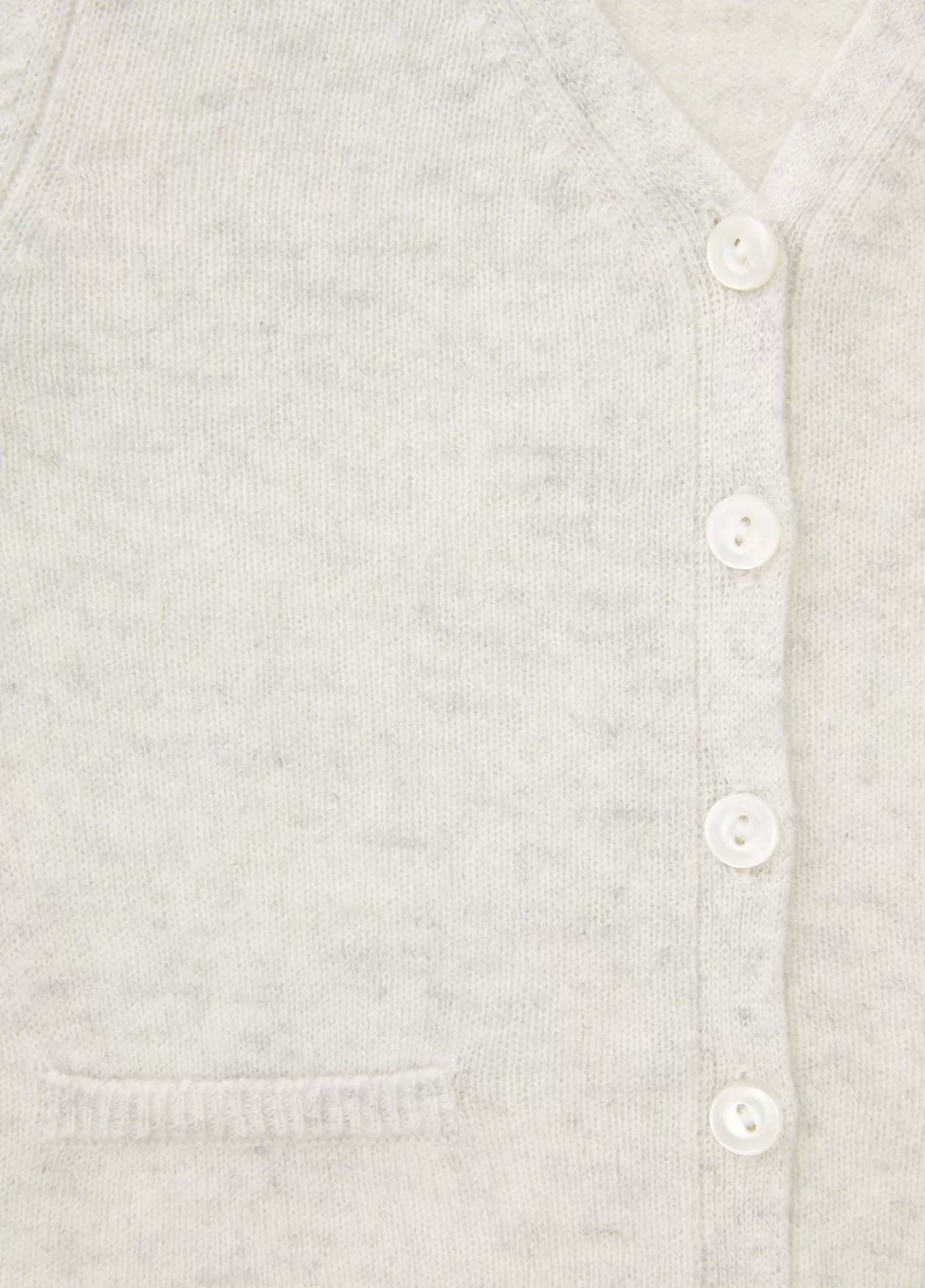 Hot Vince Baby Cashmere Cardigan light heather grey