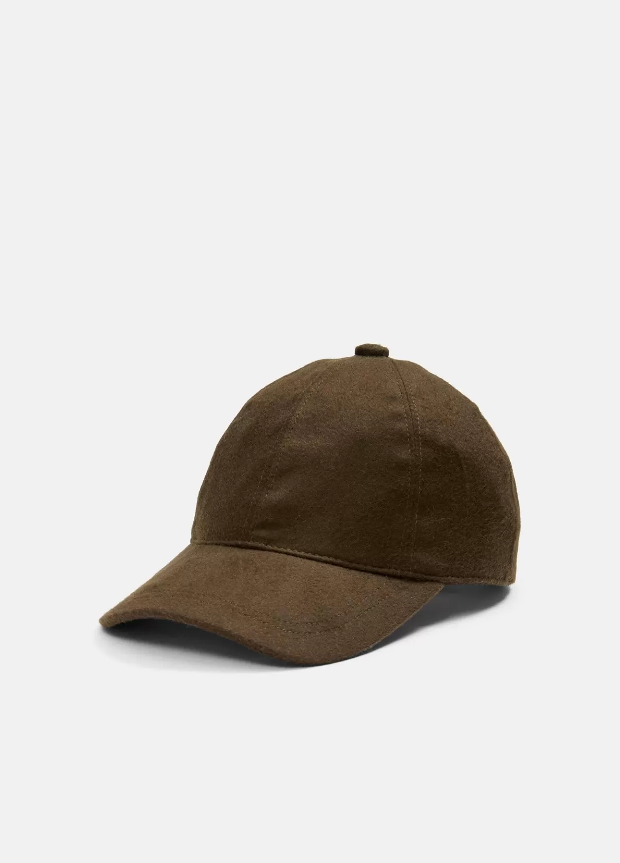Cheap Vince Cashmere Baseball Cap night moss