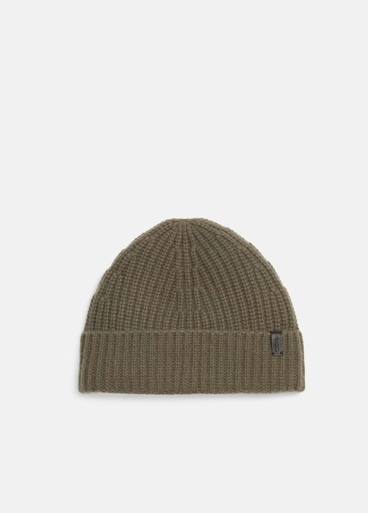 Online Vince Cashmere Shaker-Stitch Beanie surplus olive