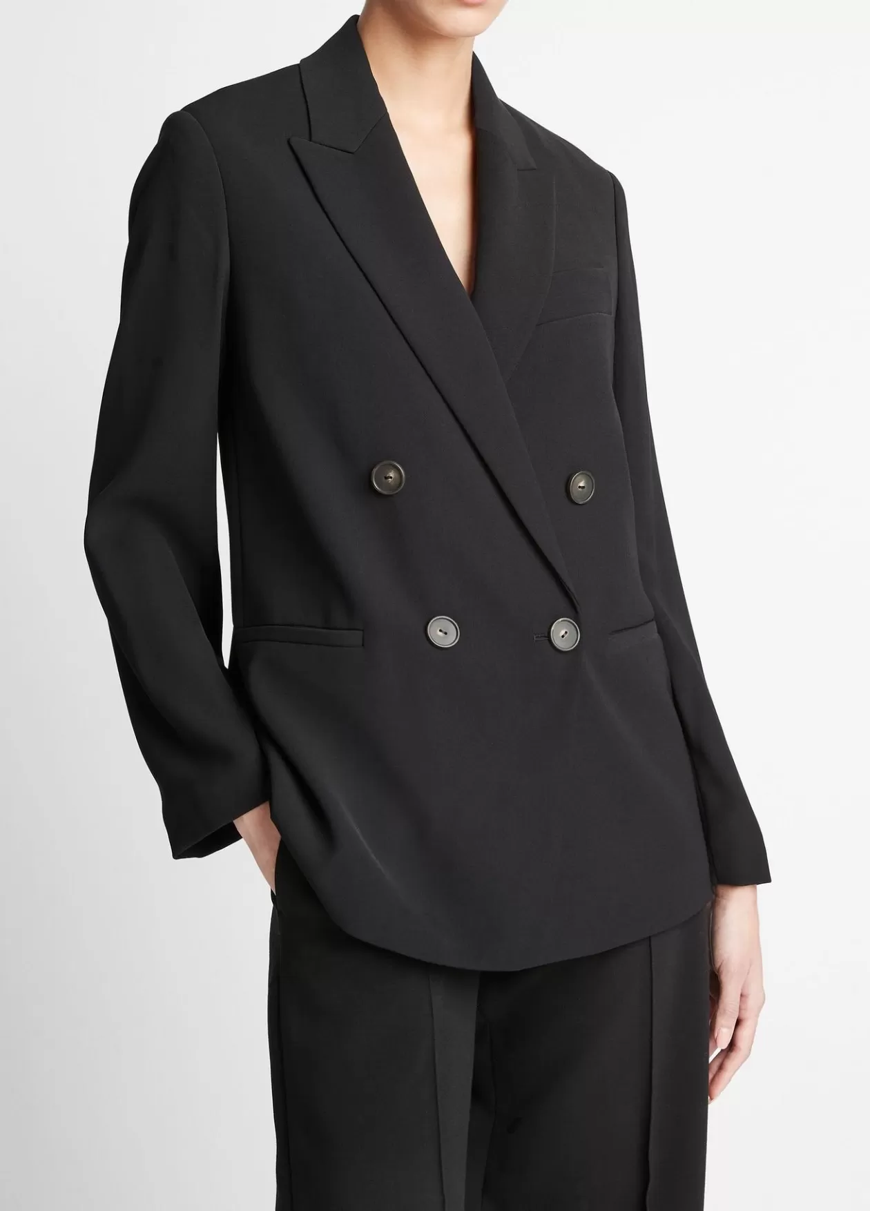 crepe_doublebreasted_blazer_2.webp Flash Sale Vince Crepe Double-Breasted Blazer black