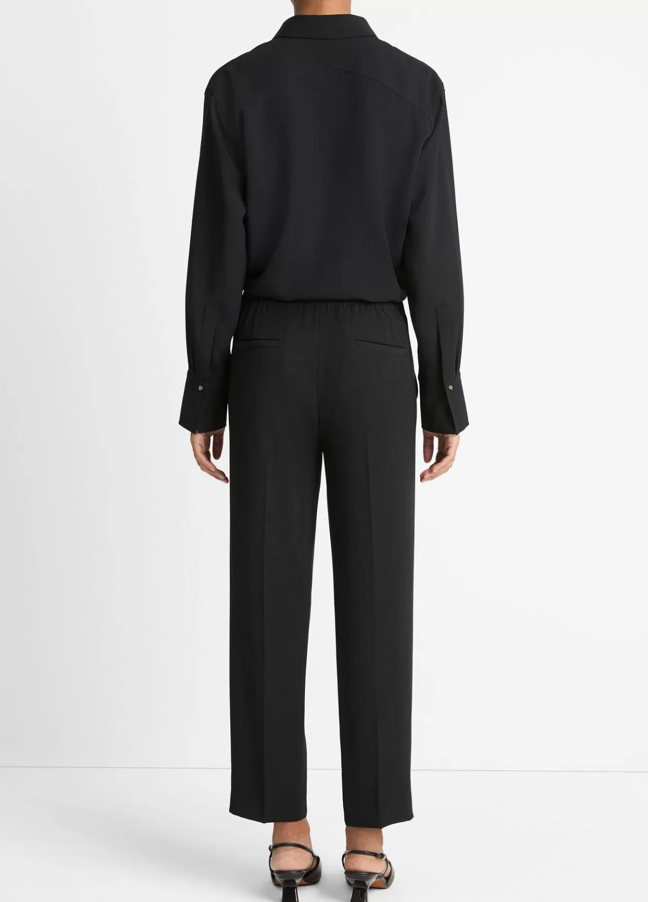 crepe_tapered_pullon_pant_3.webp Sale Vince Crepe Tapered Pull-On Pant black
