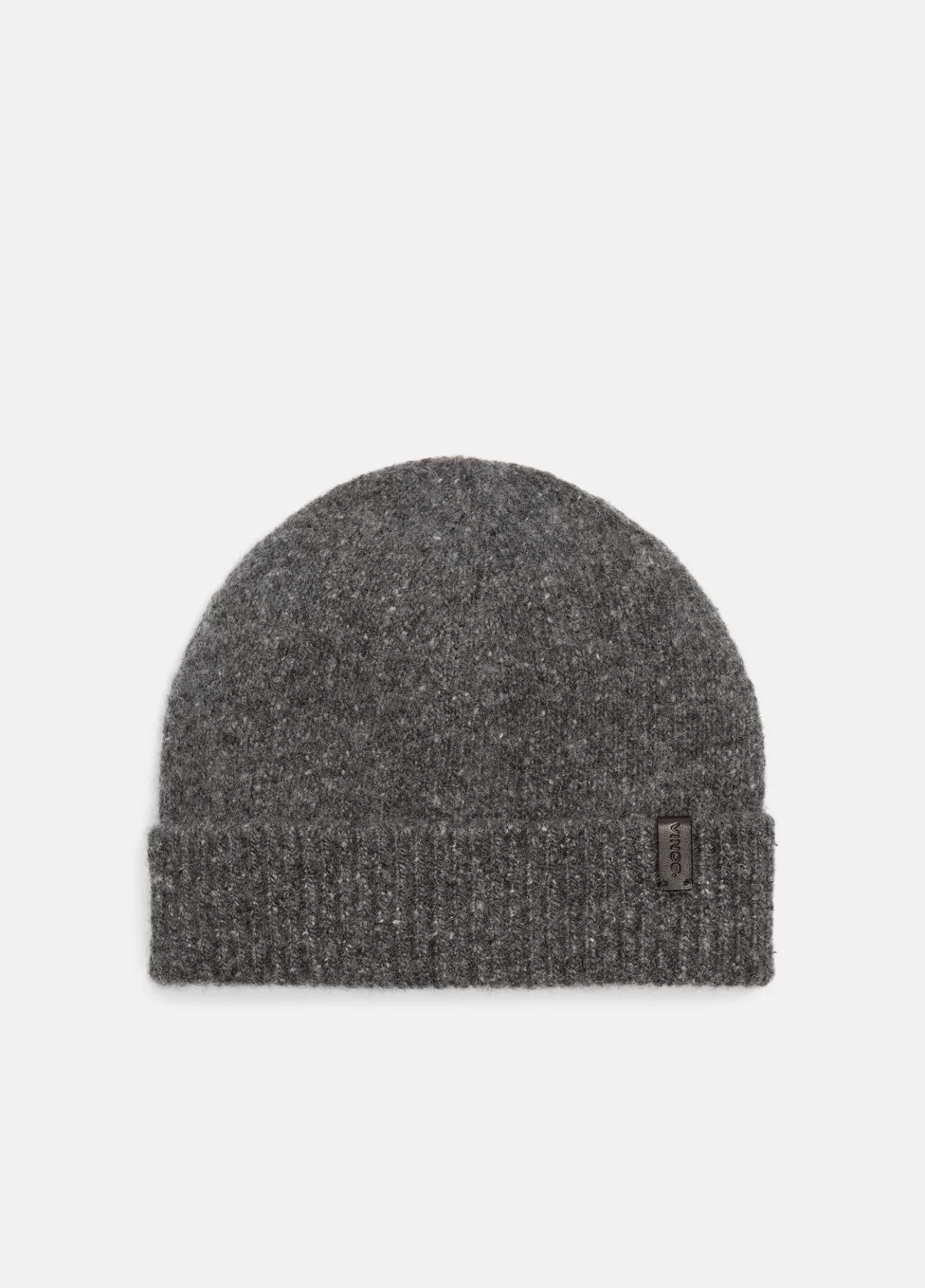 Shop Vince Donegal Cashmere Beanie heather charcoal