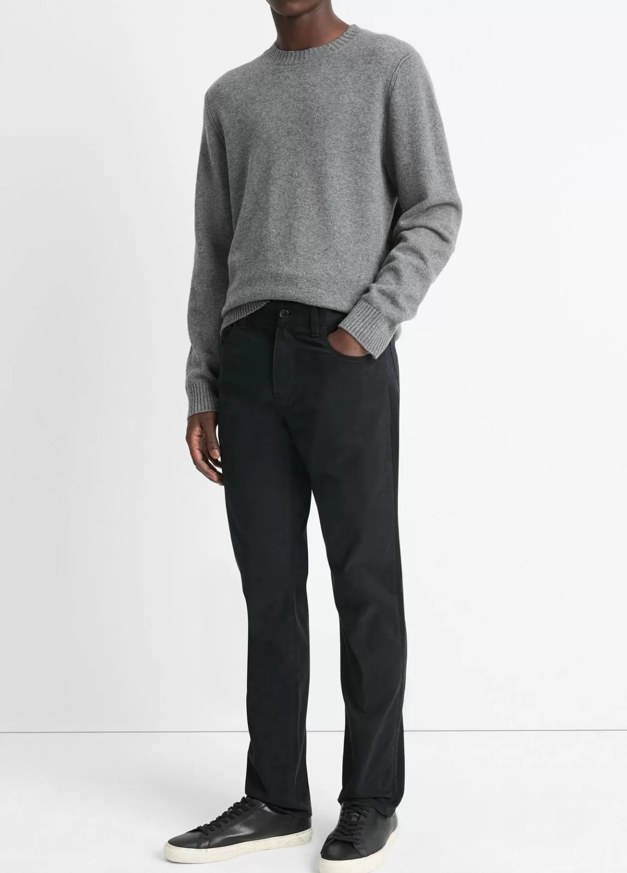 dylan_slim_pocket_peached_stretchcotton_pant_2-2.webp Online Vince Dylan Slim 5-Pocket Peached Stretch-Cotton Pant black