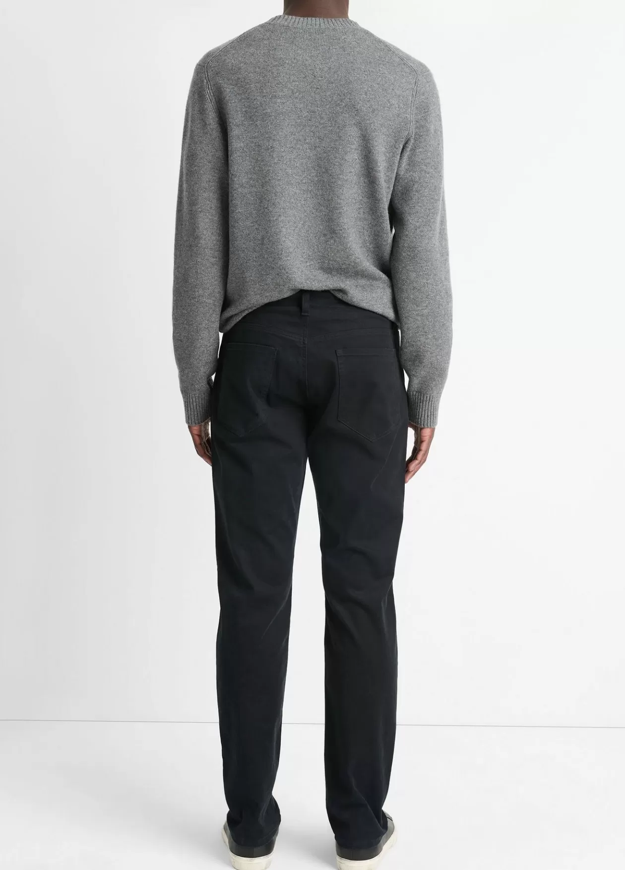 dylan_slim_pocket_peached_stretchcotton_pant_3-2.webp Online Vince Dylan Slim 5-Pocket Peached Stretch-Cotton Pant black