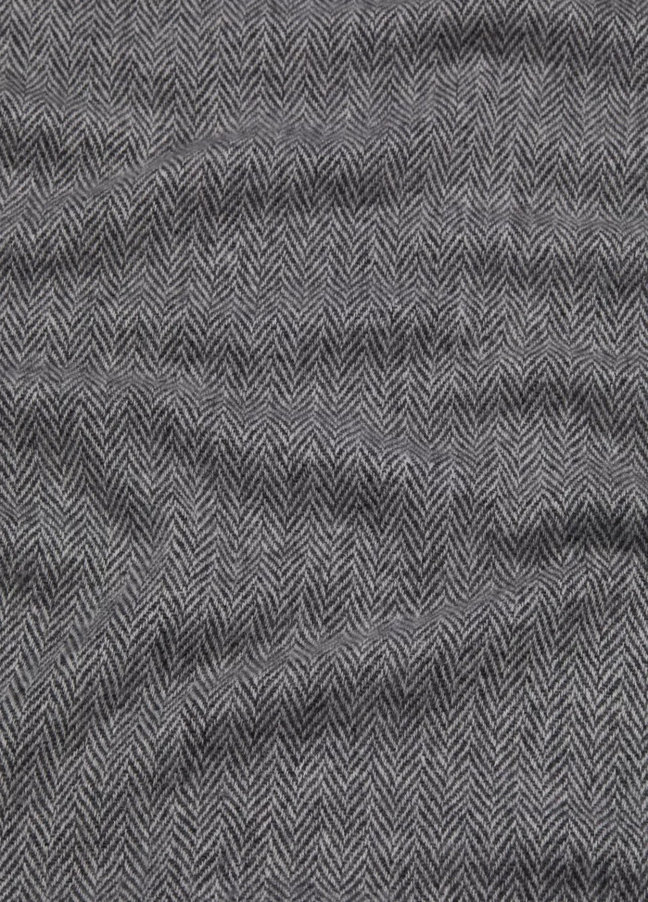 Flash Sale Vince Herringbone Cashmere Scarf heather white heather black