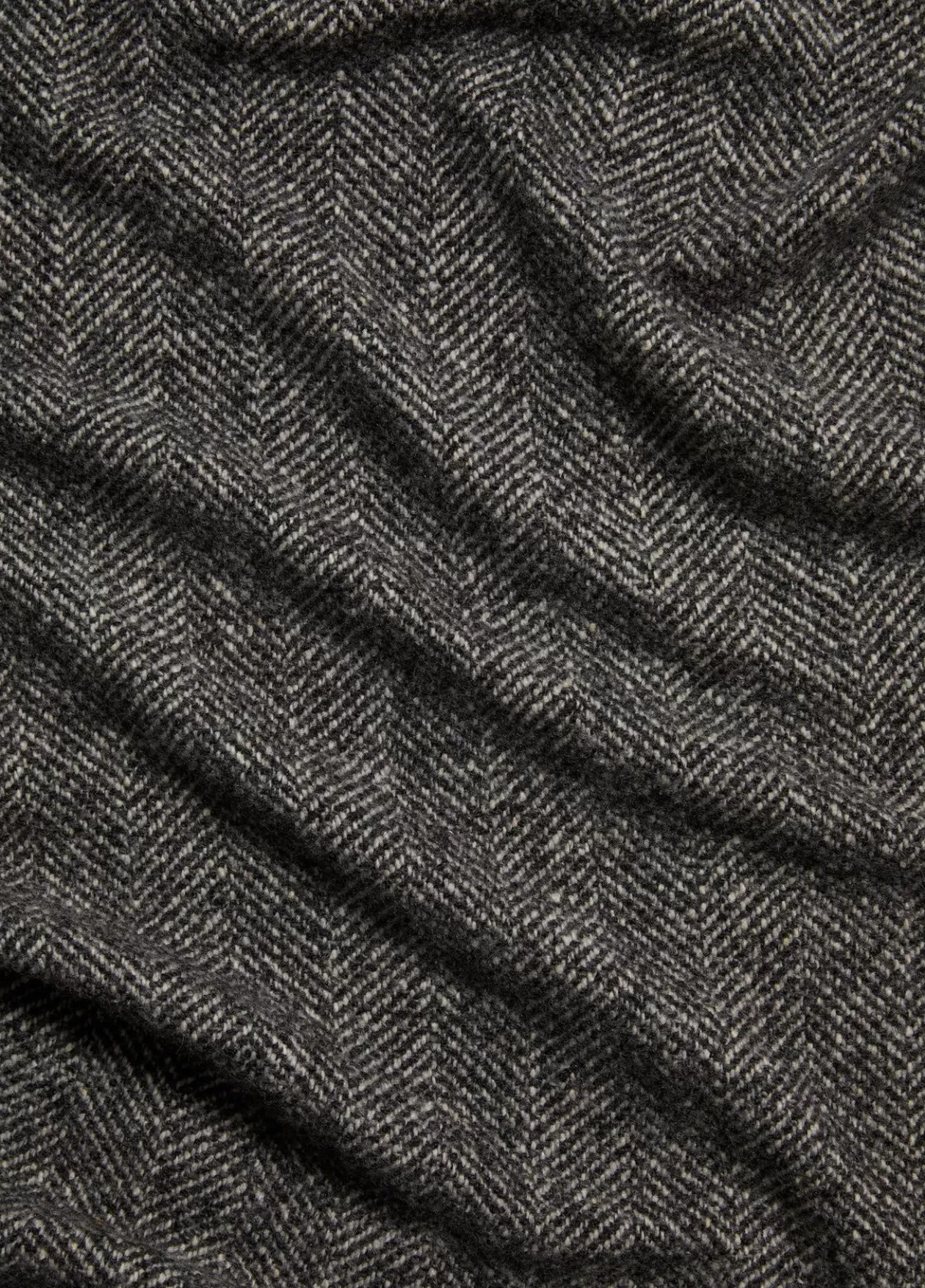Hot Vince Herringbone Cashmere-Blend Bouclé Scarf black/white combo