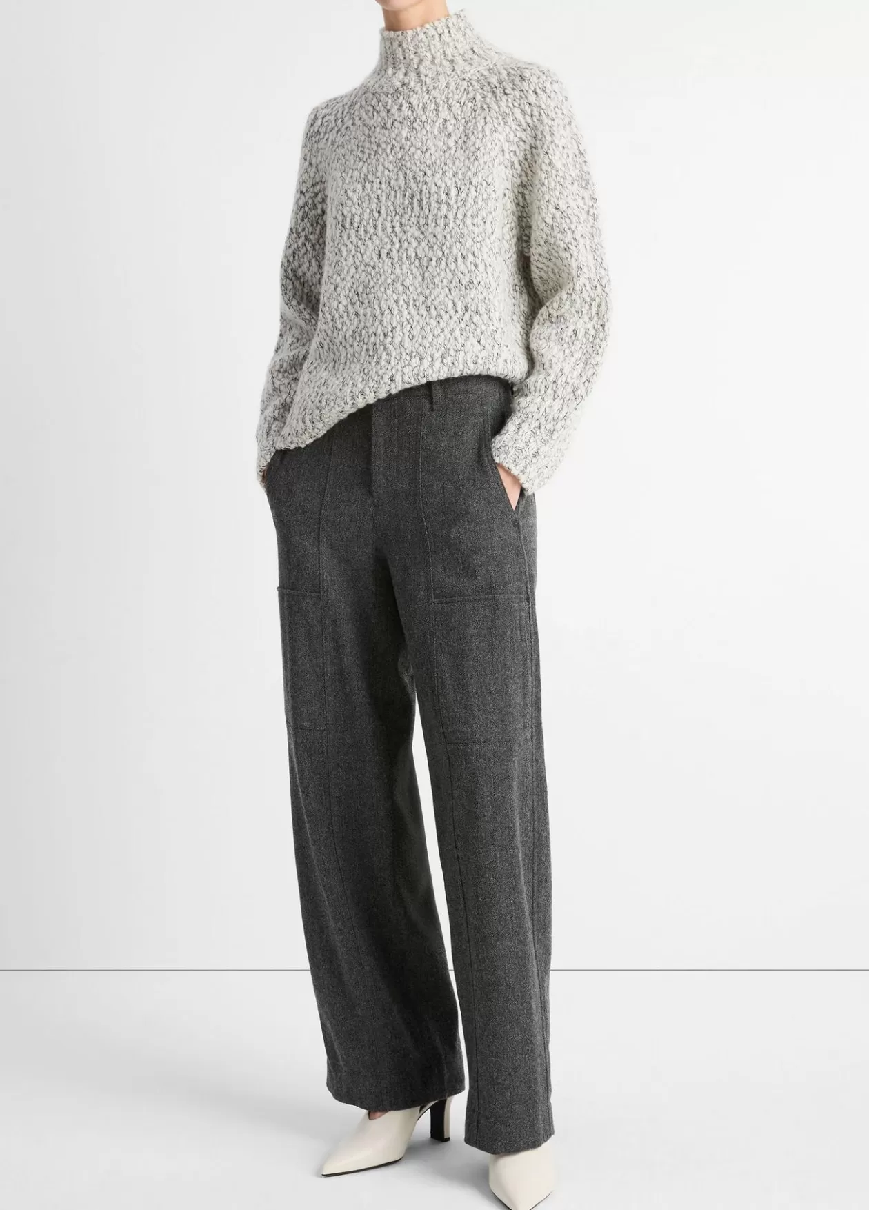 italian_herringbone_woolblend_utility_pant_2.webp Best Sale Vince Italian Herringbone Wool-Blend Utility Pant charcoal