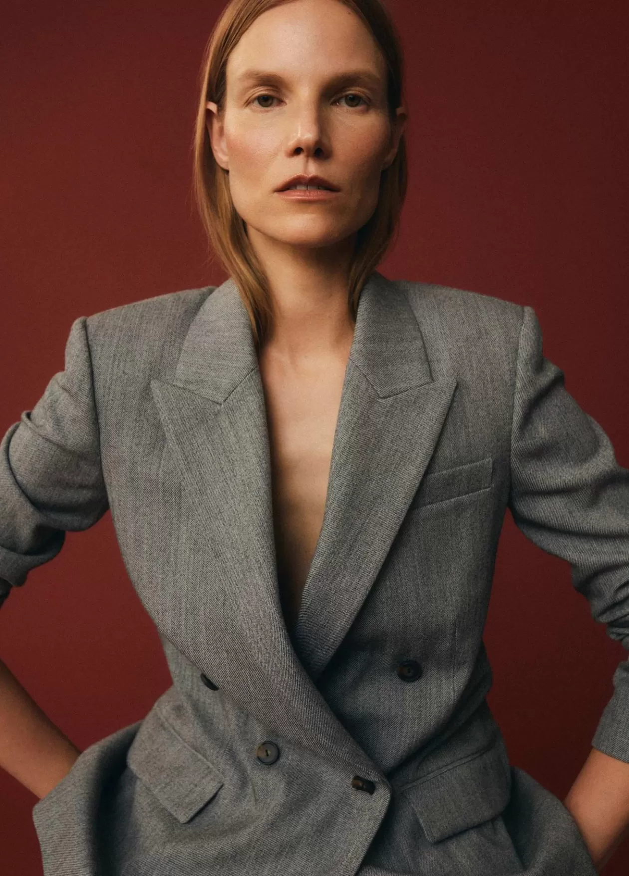 italian_woolblend_twill_doublebreasted_blazer_4.webp Flash Sale Vince Italian Wool-Blend Twill Double-Breasted Blazer dark stone grey