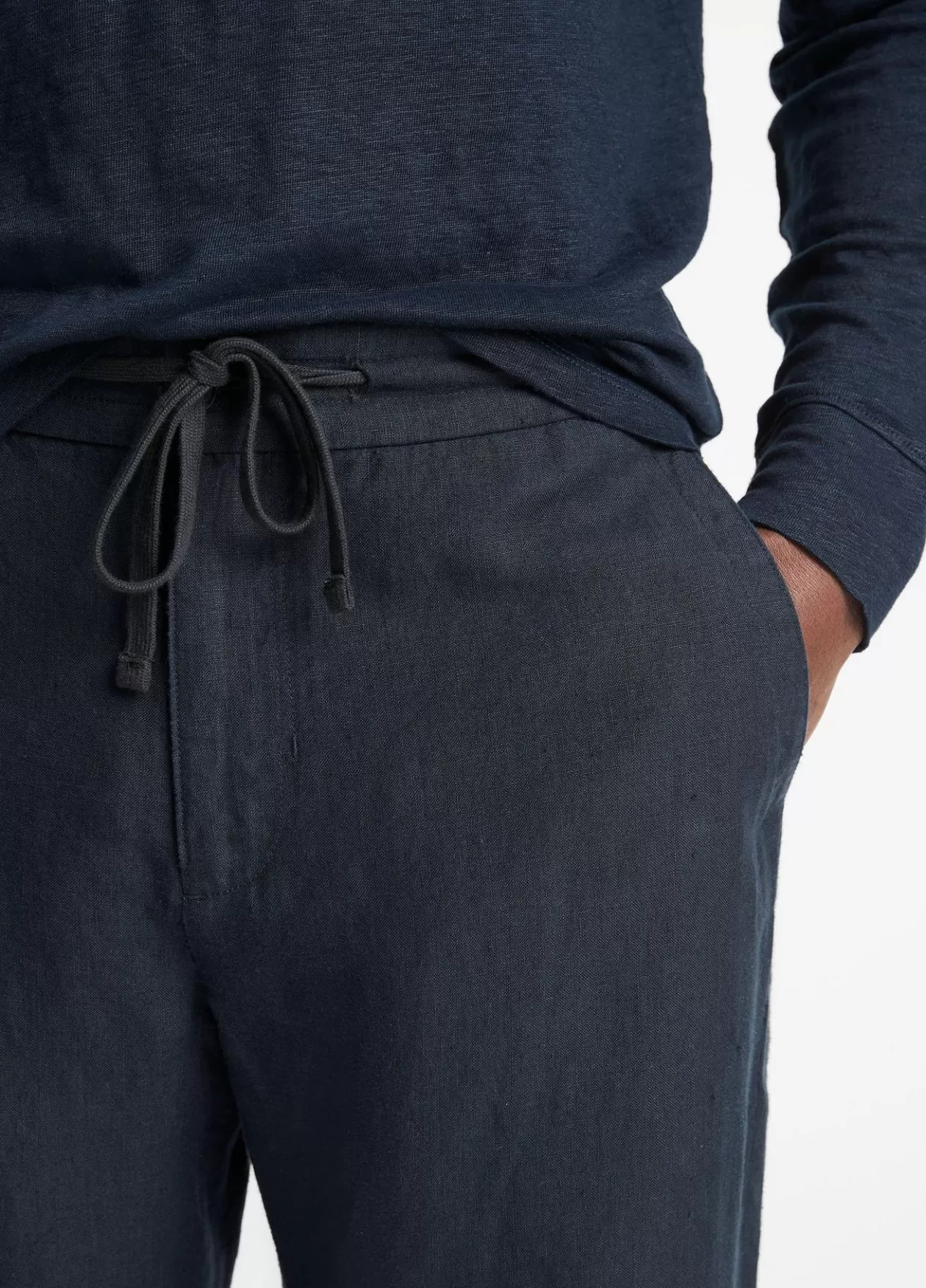 Store Vince Lightweight Hemp Pant coastal blue