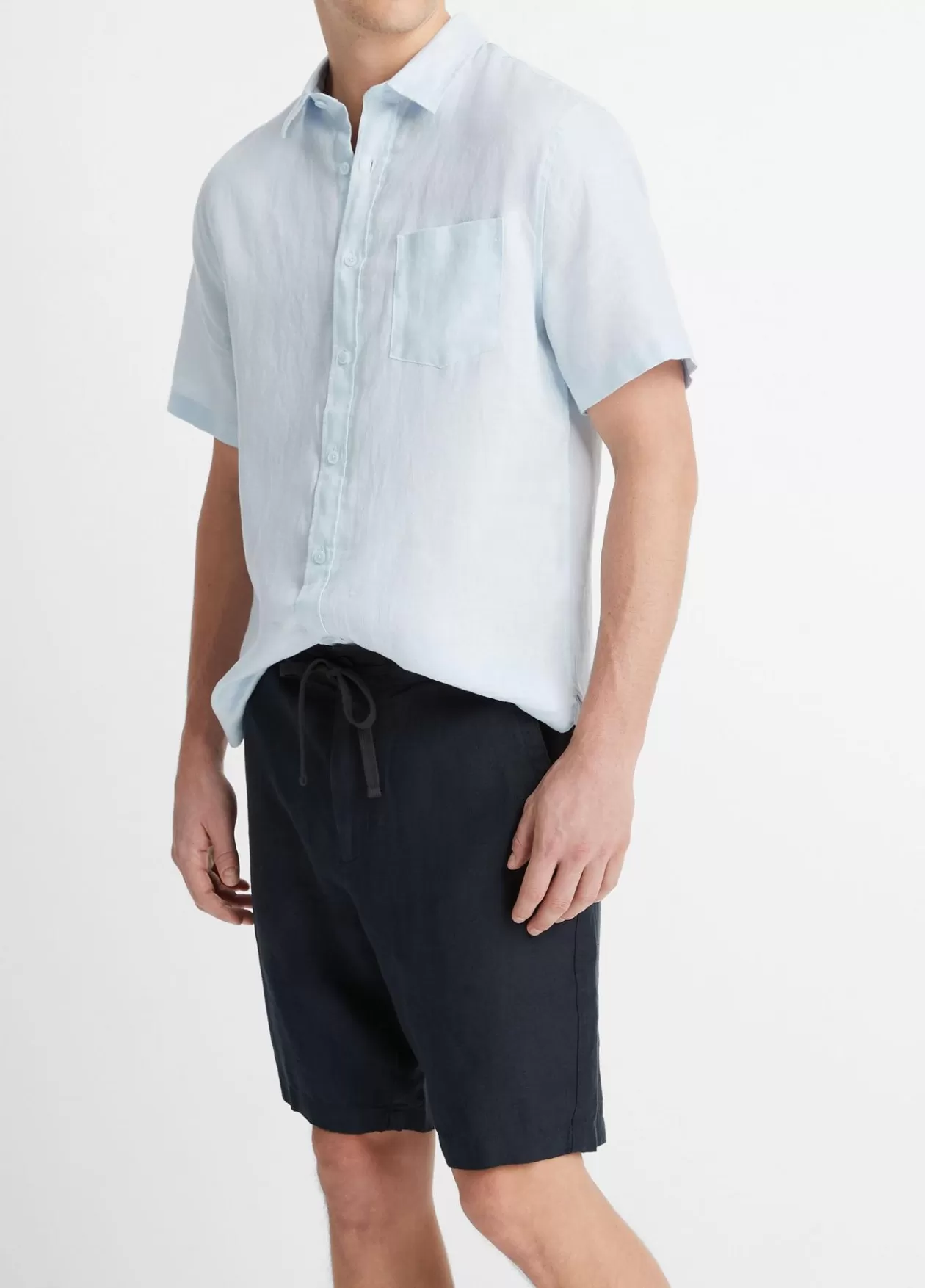 lightweight_hemp_short_2.webp Clearance Vince Lightweight Hemp Short coastal blue