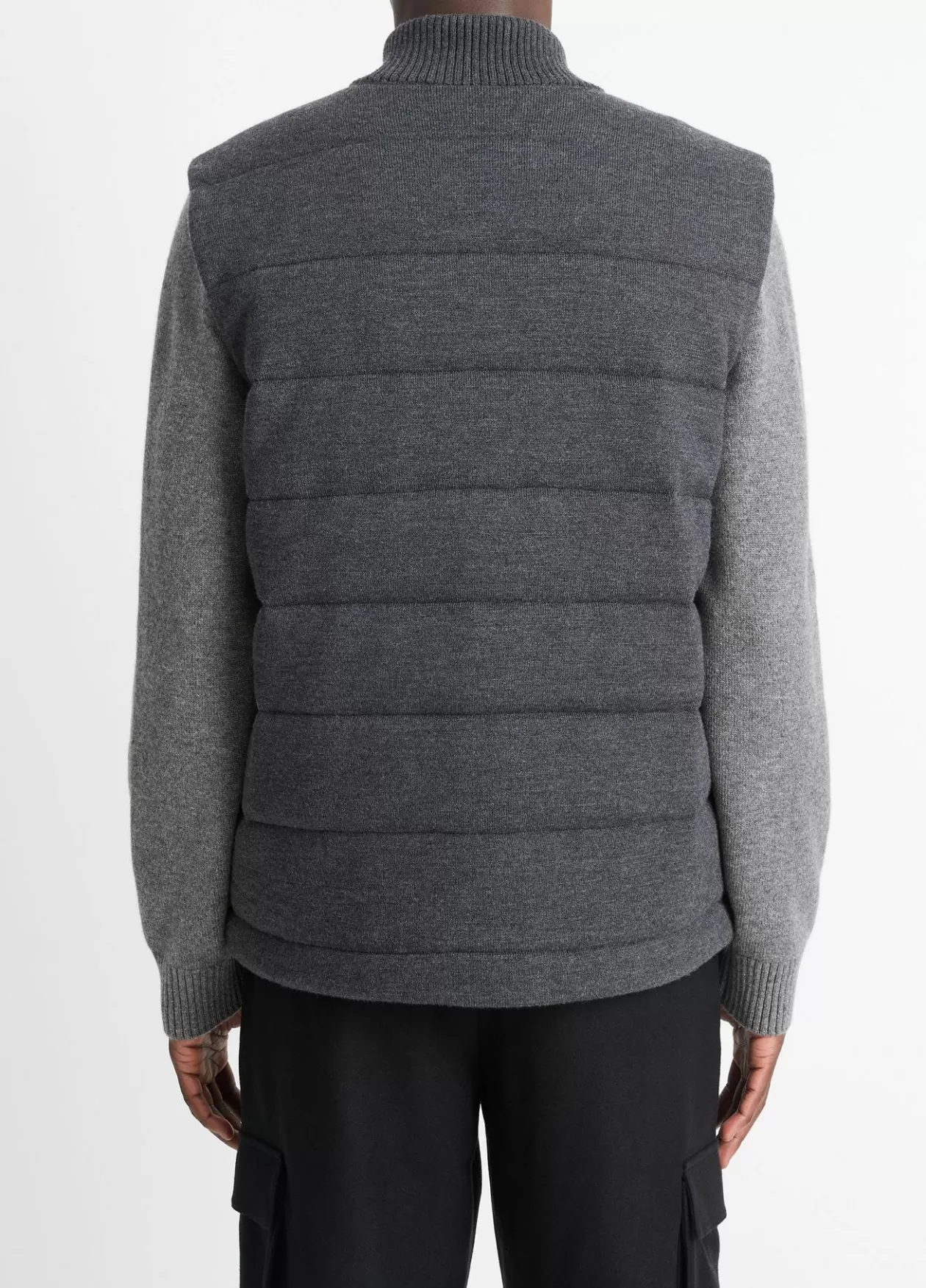 merino_wool_fullzip_vest_3.webp Shop Vince Merino Wool Full-Zip Vest heather carbon