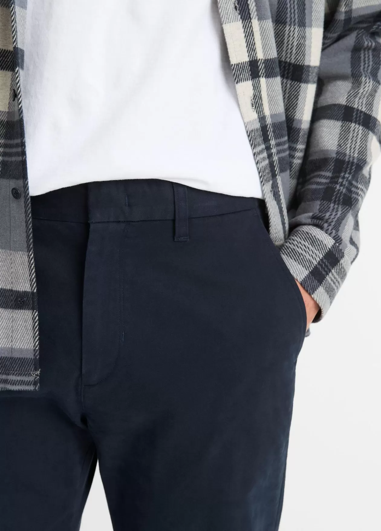 Store Vince Owen Athletic Stretch-Cotton Pant coastal blue