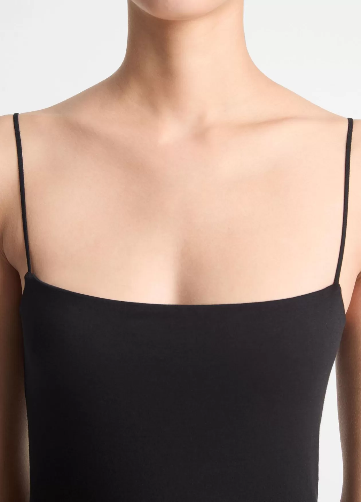 Store Vince Pima Cotton Camisole black