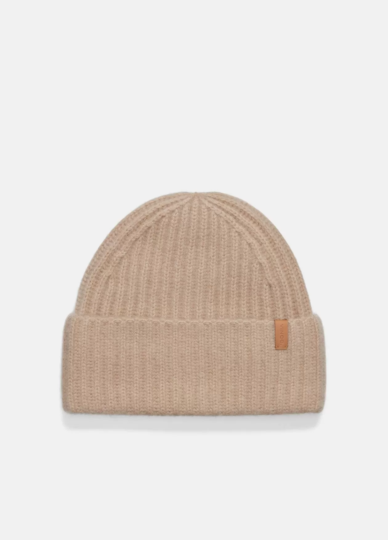 Cheap Vince Plush Cashmere Chunky-Knit Beanie camel