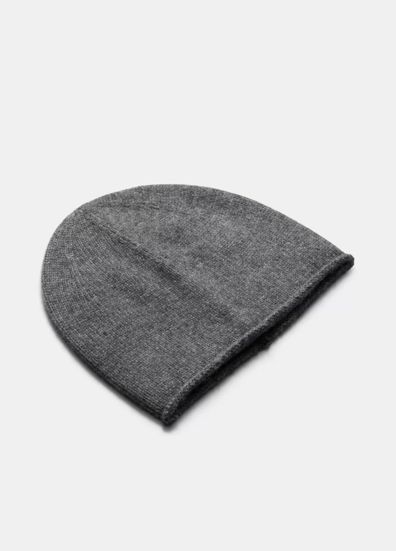 Clearance Vince Plush Cashmere Rolled-Edge Beanie medium grey