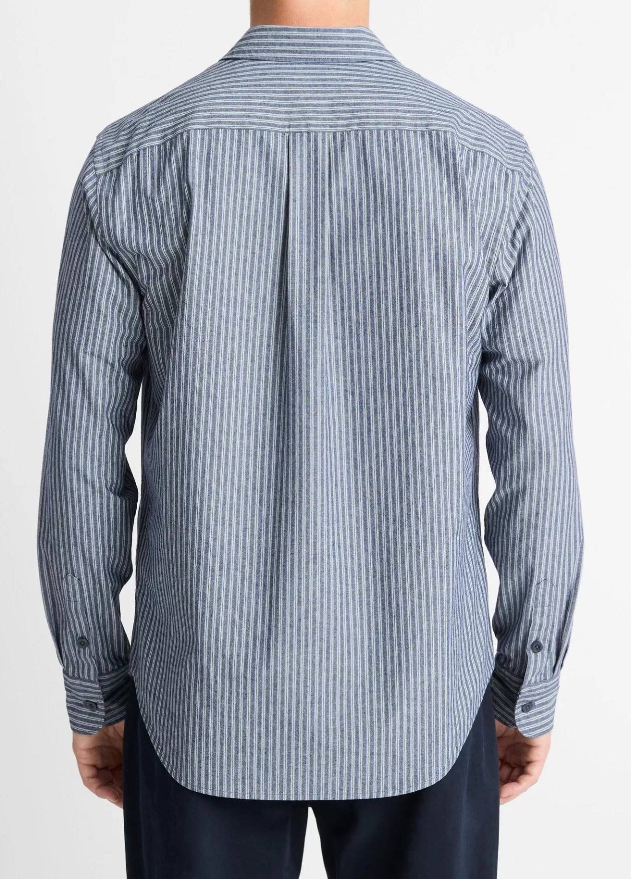 railroad_stripe_cotton_shirt_3.webp Flash Sale Vince Railroad Stripe Cotton Shirt washed waterfall/deep sea