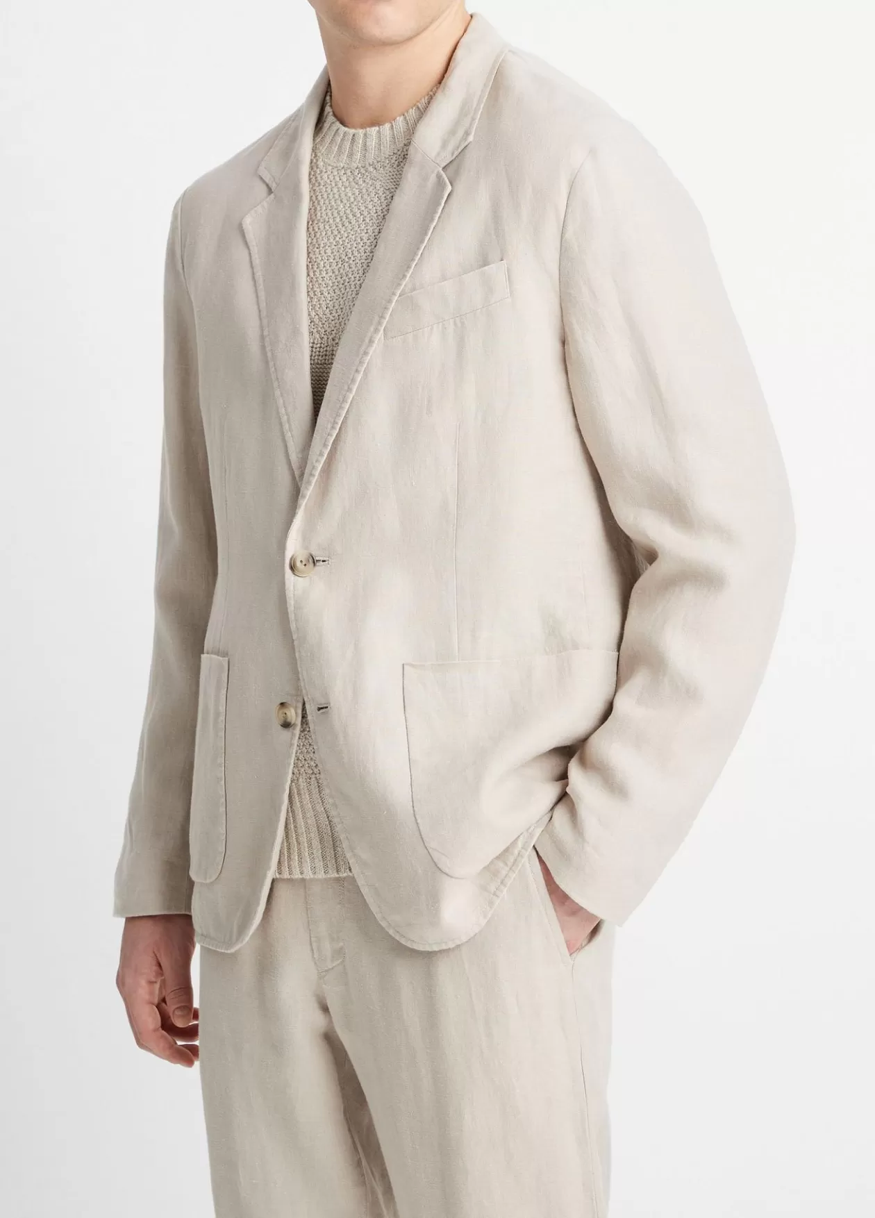relaxed_hemp_blazer_2.webp Sale Vince Relaxed Hemp Blazer pumice rock