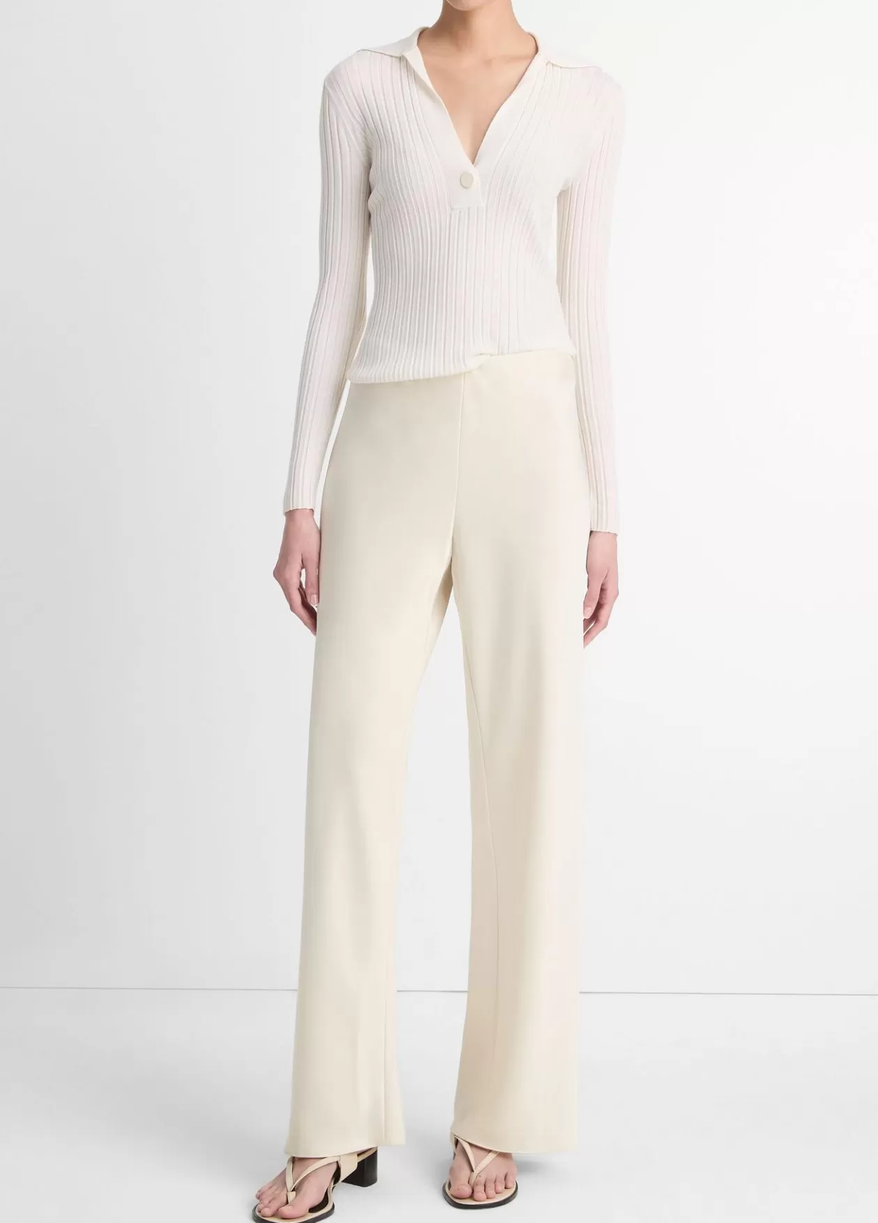 Fashion Vince Satin High-Waist Bias Pant bona