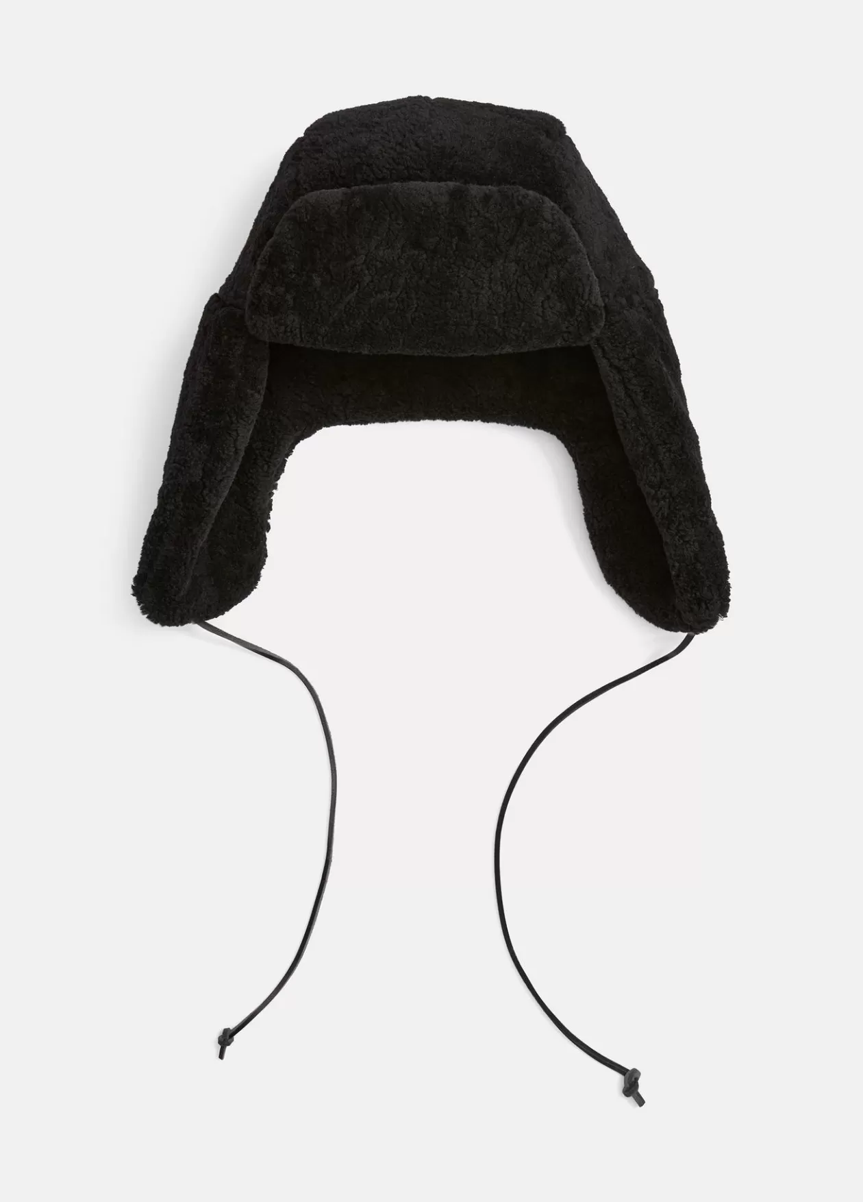 Hot Vince Shearling Aviator Hat black