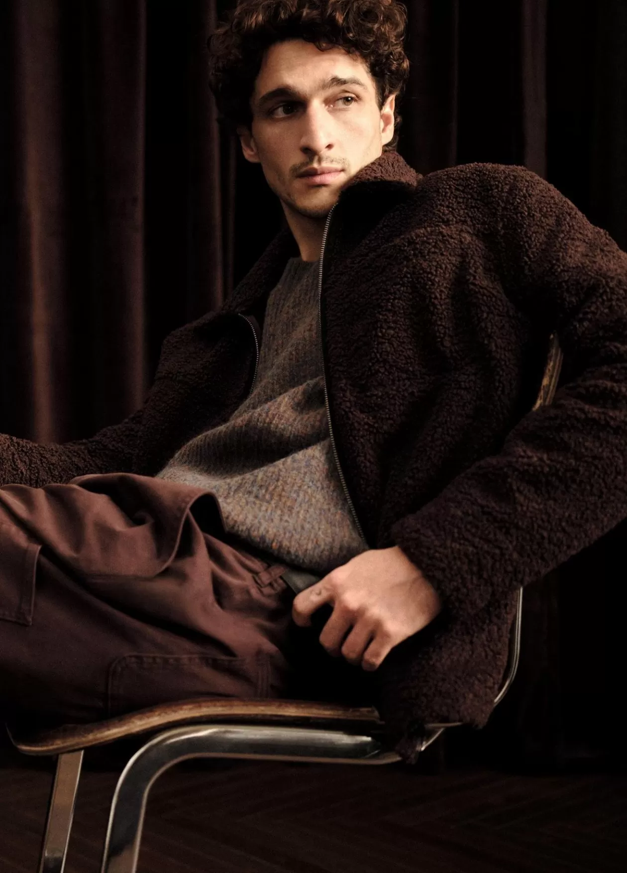 sherpa_jacket_4.webp Store Vince Sherpa Jacket oxblood