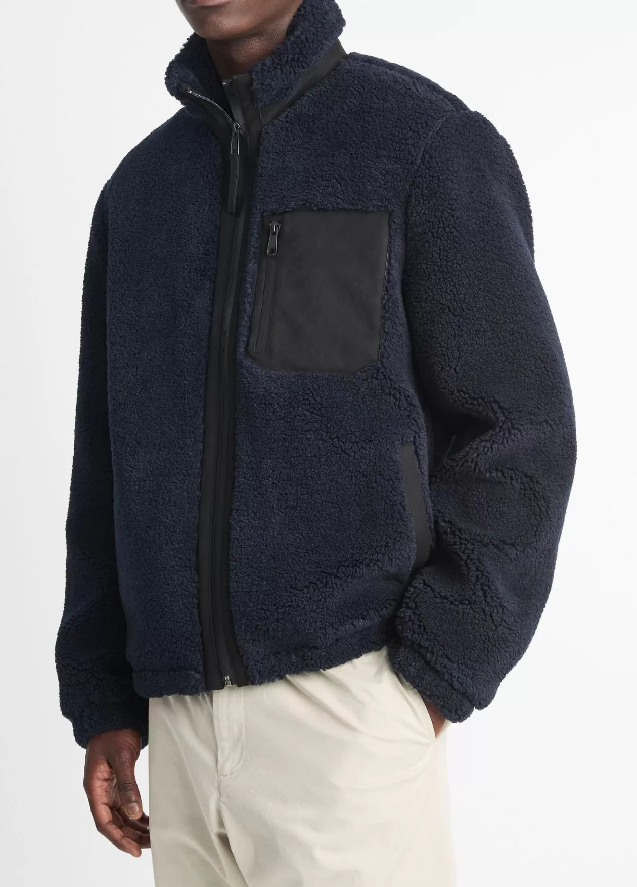 sherpa_zip_jacket_2.webp Outlet Vince Sherpa Zip Jacket coastal blue