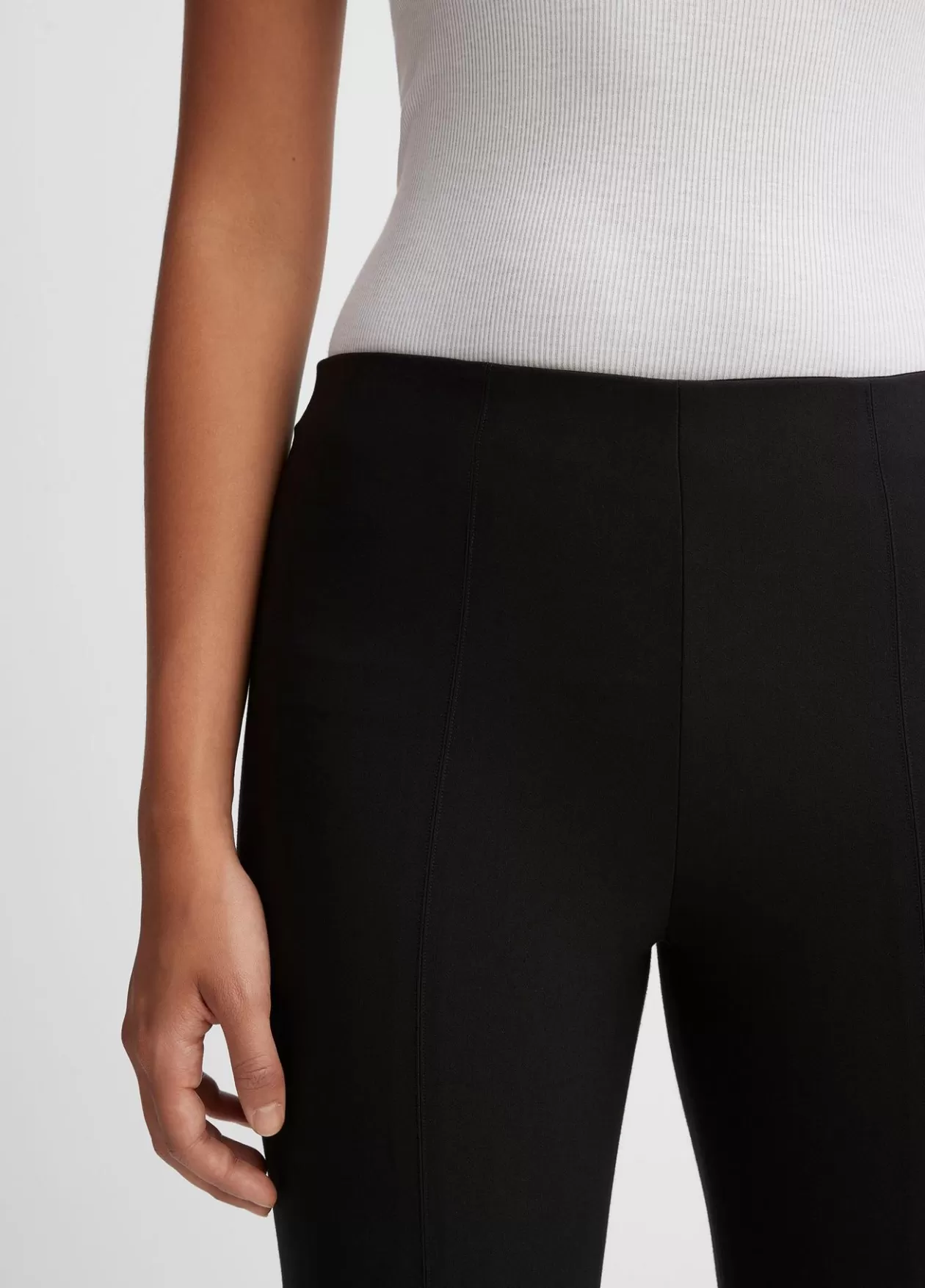 Outlet Vince Stitch Front Seam Ponte Legging black