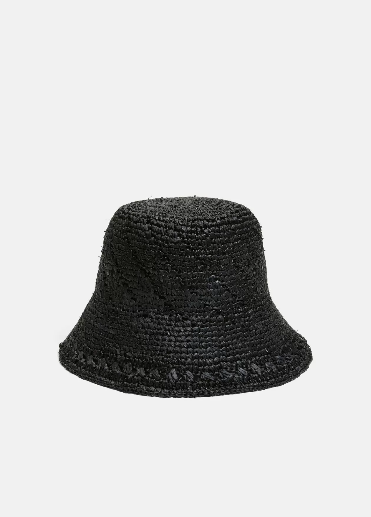 Discount Vince Straw Bucket Hat black