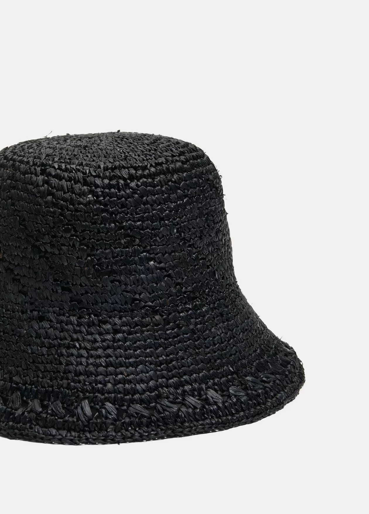 Discount Vince Straw Bucket Hat black