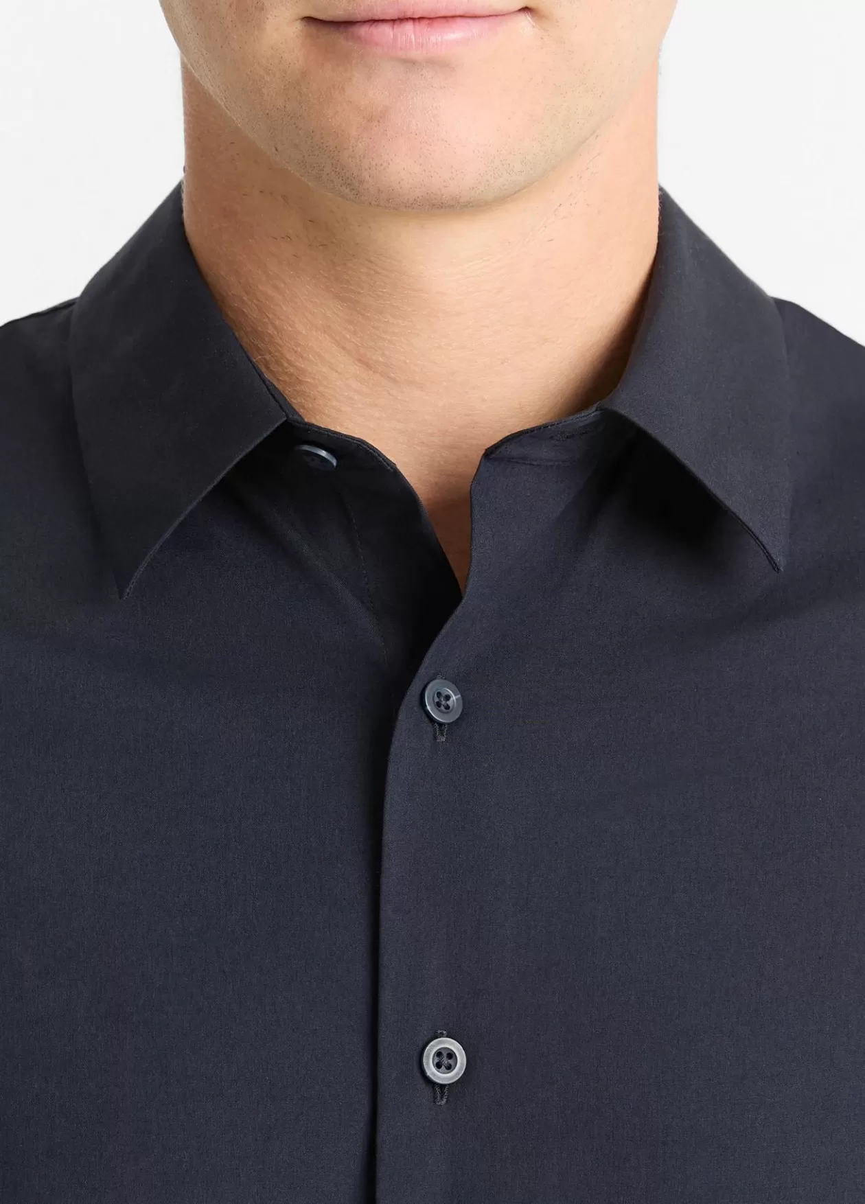 Sale Vince Stretch-Cotton Poplin Shirt coastal blue