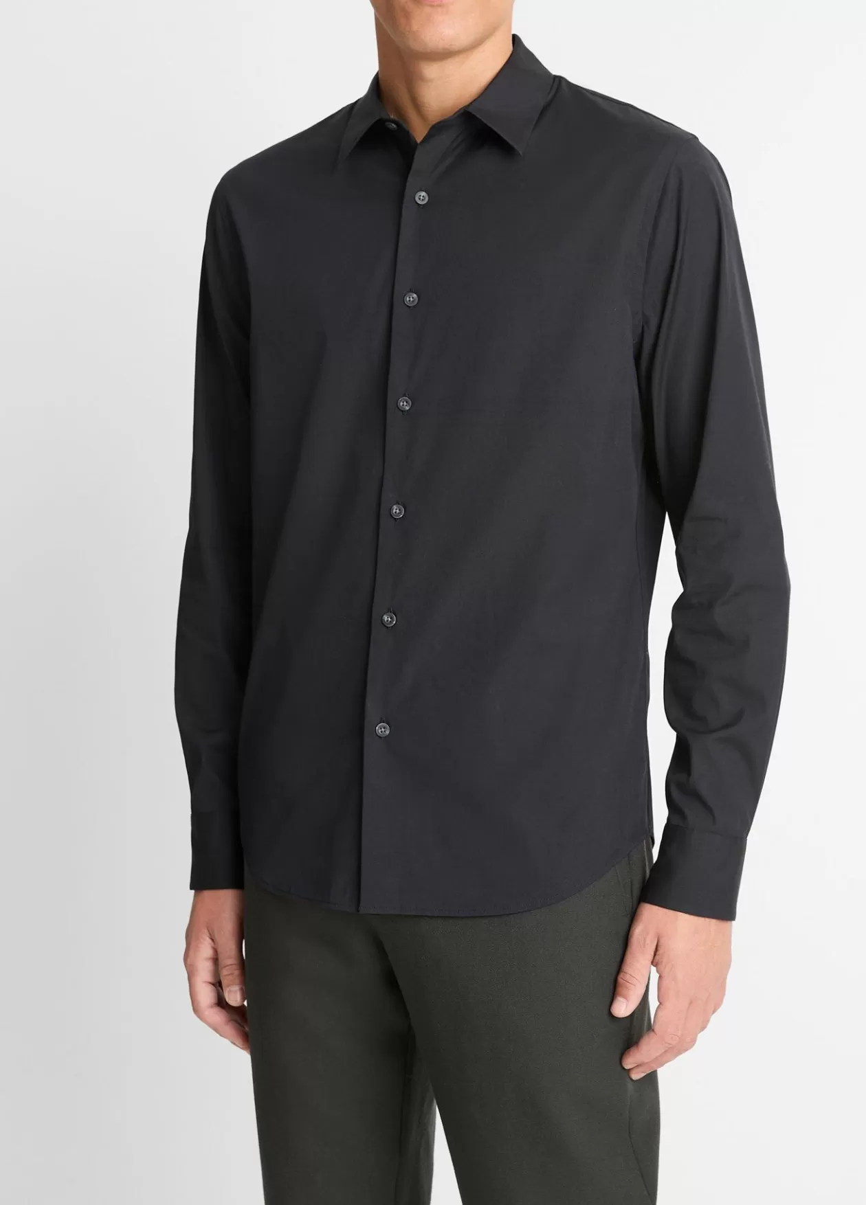 stretchcotton_poplin_shirt_2-1.webp Outlet Vince Stretch-Cotton Poplin Shirt black