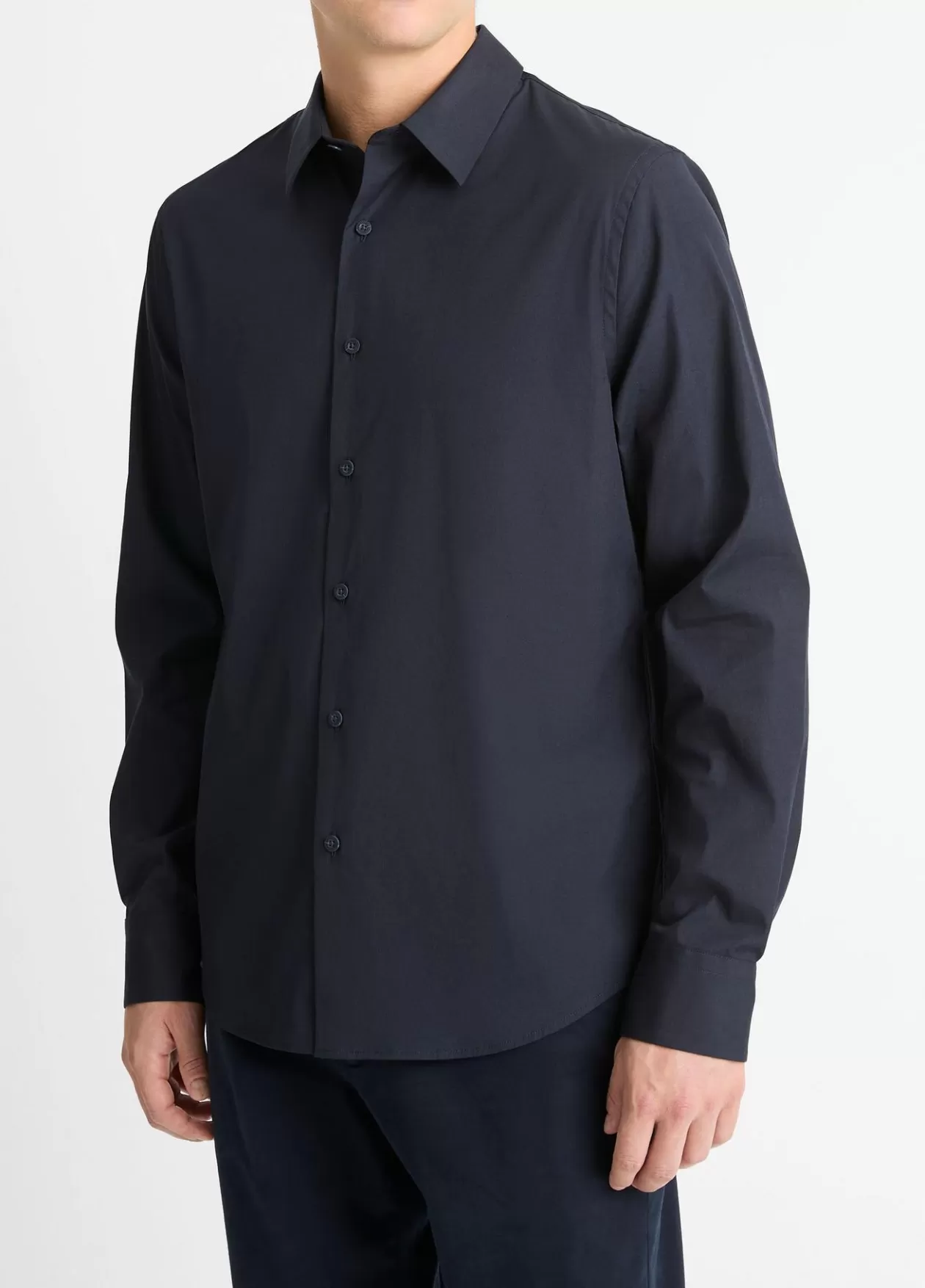 stretchcotton_poplin_shirt_2.webp Sale Vince Stretch-Cotton Poplin Shirt coastal blue