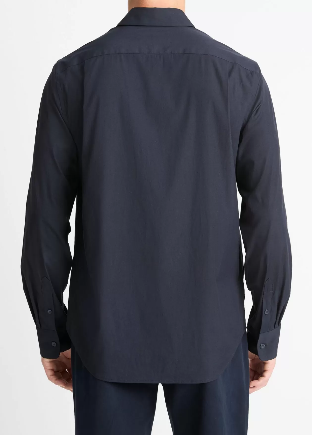 stretchcotton_poplin_shirt_3.webp Sale Vince Stretch-Cotton Poplin Shirt coastal blue