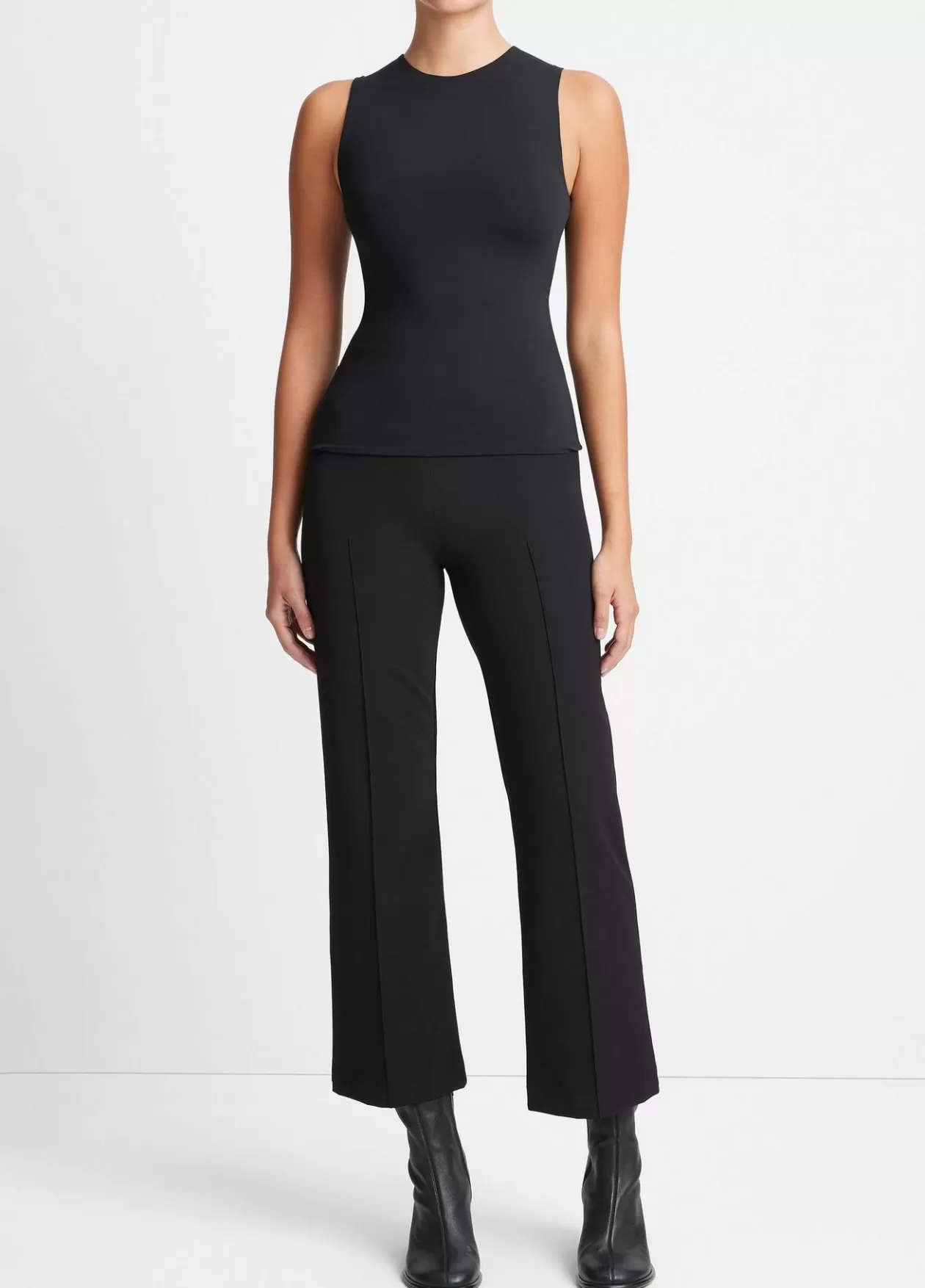 Flash Sale Vince Stretch-Jersey Shell black
