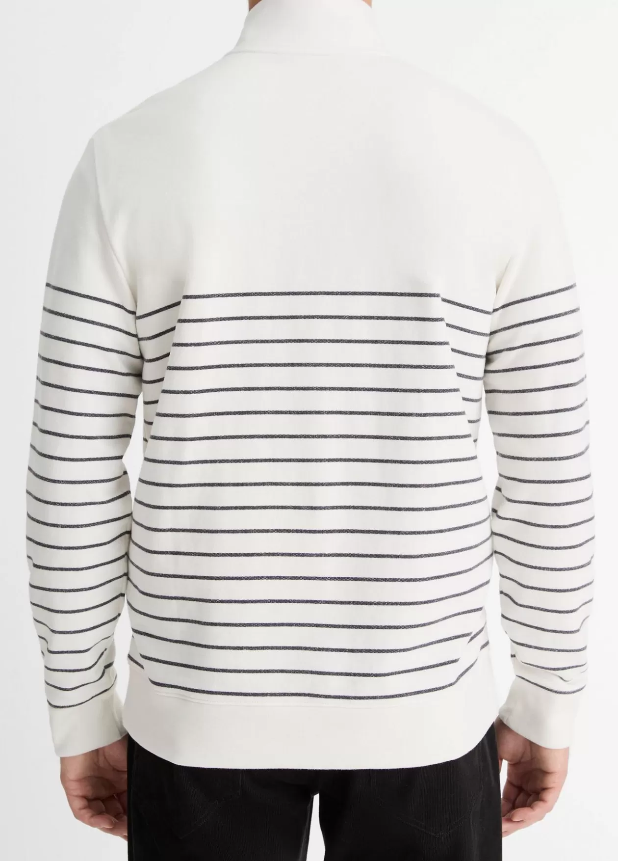 striped_sueded_cotton_quarterzip_pullover_3-1.webp Discount Vince Striped Sueded Cotton Quarter-Zip Pullover off white/stormy night