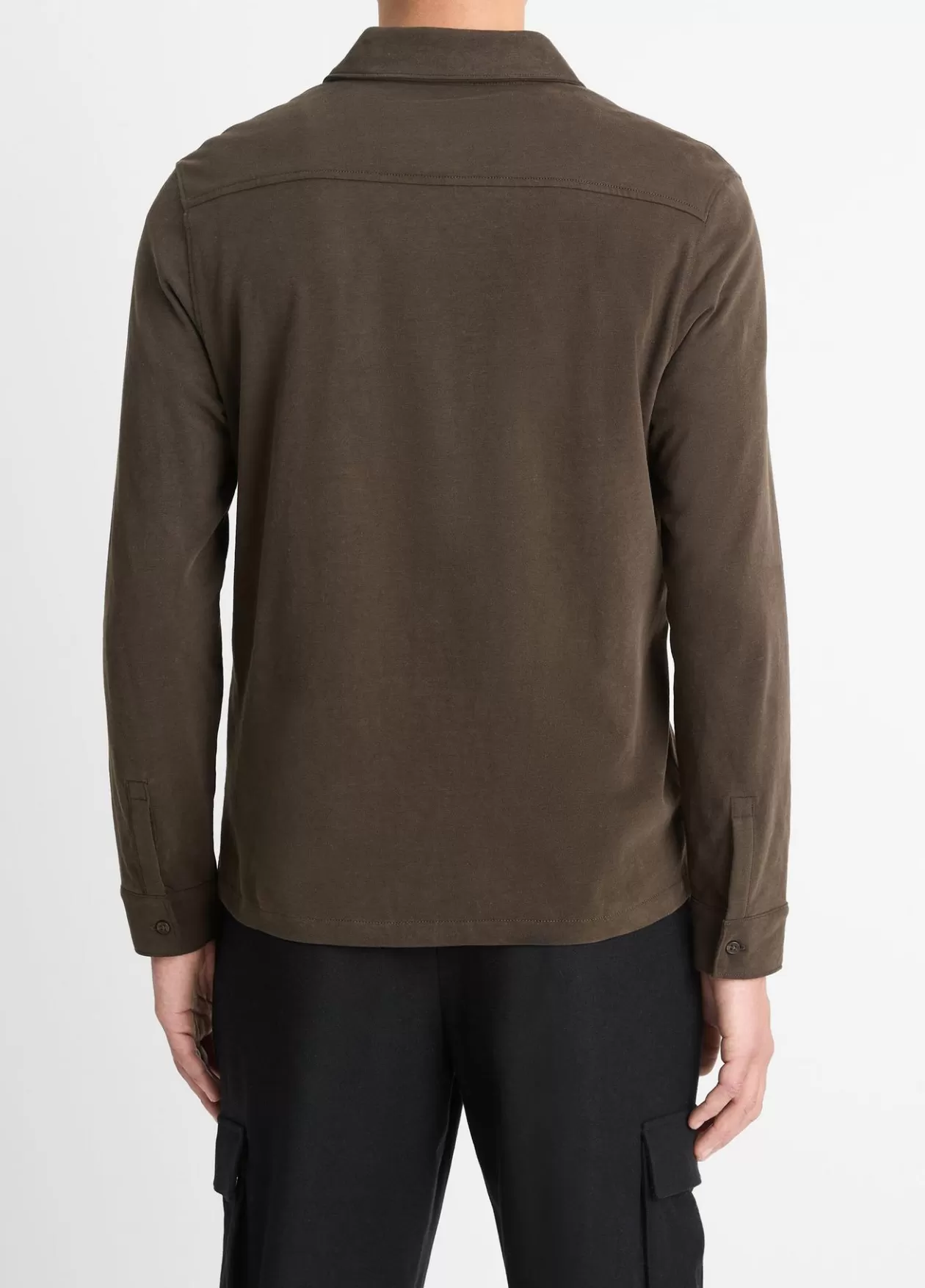 sueded_cotton_jersey_buttonfront_shirt_3-1.webp Shop Vince Sueded Cotton Jersey Button-Front Shirt night moss
