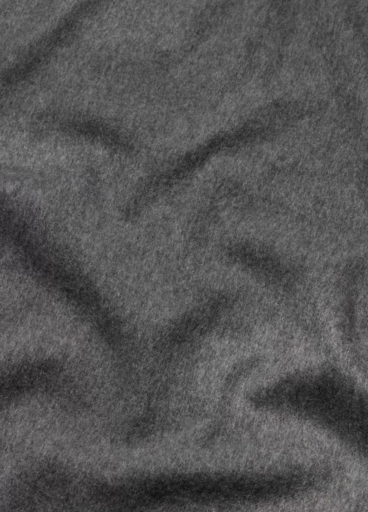 Store Vince Wool Fringed Wrap medium heather grey